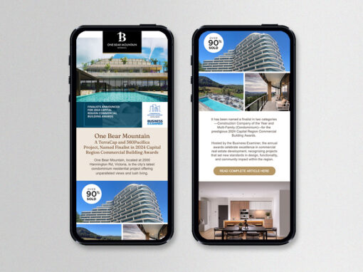 Infolettres Bleuprint Global – Marketing immobilier